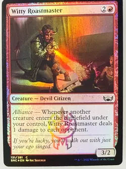 Magic the Gathering - Witty Roastmaster 131 Foil - Image 1