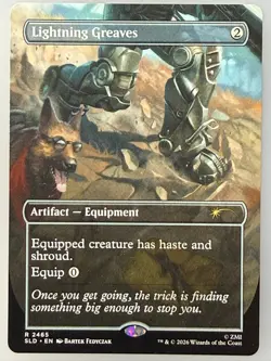 Magic the Gathering - Lightning Greaves 2465 Secret Lair - Image 1