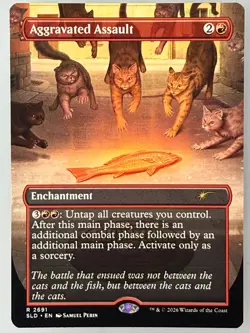Magic the Gathering - Aggravated Assault Secret Lair 2691 - Image 1