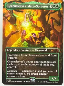Magic the Gathering - Greensleeves, Maro-Sorcerer 2193 Secret Lair - Image 1