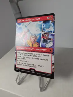 Mjolnir, Hammer of Thor (Borderless) Marvel Super Heroes NM MTG non-foil - Image 2