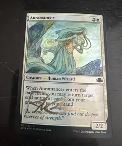 Auramancer Foil Dominaria Remastered Painted Artist Proof - Image 2