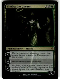 Vraska the Unseen 42 Duel Decks: Jace vs. Vraska Magic: The Gathering Foil NM - Image 1