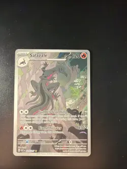 Pokemon TCG Ascended Heroes Salazzle Illustration Rare 224/217 NM Card - Image 1