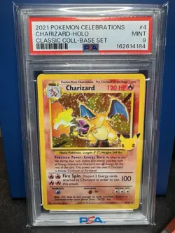 2021 Pokemon Celebrations Charizard Holo Classic Coll Base PSA 9 - Image 1