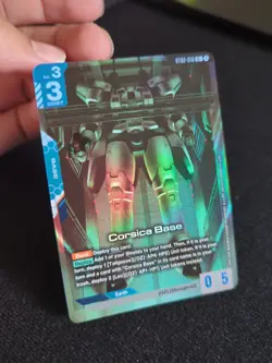 Corsica Base C+ Foil Alt Art Gundam Card Game ST02-016 - Image 1