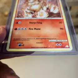 Pokemon Arcanine 1/123 Rare HeartGold SoulSilver HGSS 2010 Fire Type Card - Image 3