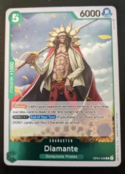 Diamante OP04-028 R Foil Rare Kingdoms Of Intrigue One Piece Card Game - Image 1