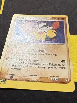 Hariyama 8/109 Ruby and Sapphire Reverse Holo Pokemon Card Moderately Played - Image 2