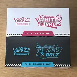 Pokemon TCG: Black Bolt & White Flare Elite Trainer Boxes ETB Set Factory Sealed - Image 5