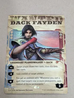 [1x] Dack Fayden (1689) - Foil Near Mint, English Secret Lair MTG Magic - Image 1
