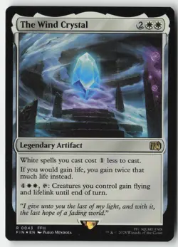 MTG - The Wind Crystal FOIL R FINAL FANTASY 43 LP-NM - Image 1