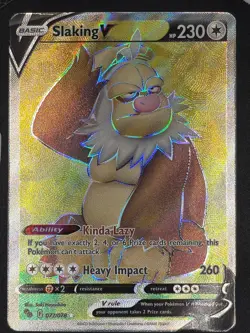 Slaking V (Full Art) 077/078 Pokemon GO 2022 - Image 1