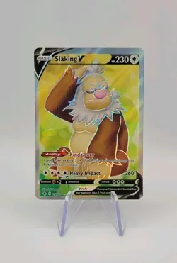 Pokemon TCG: Slaking V 077/078 Pokemon GO - Ultra Rare - NM - Image 1