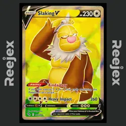 Slaking V - 077/078 - Ultra Rare - Pokemon GO - Pokemon Card - NM/M - Image 1