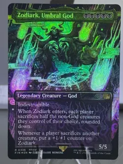Zodiark, Umbral God 336 (Borderless) Final Fantasy Foil NM - Image 1