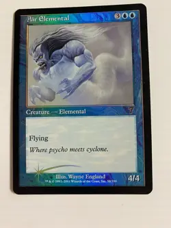 LP - MTG - Air Elemental - Foil 7th Edition - Image 1