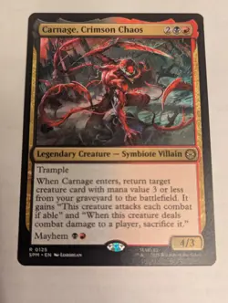 Carnage, Crimson Chaos - MTG - Marvel Spider Man, Regular, NM - Image 1