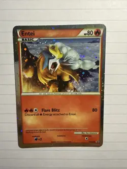 Entei HGSS20 Black Star Promos Pokemon Card NM - Image 1