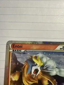 Entei HGSS20 Black Star Promos Pokemon Card NM - Image 4