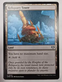 Reliquary Tower Commander Masters Regular Nm Magic The Gathering - Image 1