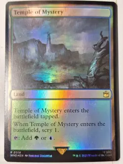 Temple of Mystery - FOIL - Doctor Who - Magic the Gathering MTG Nice! - Image 1