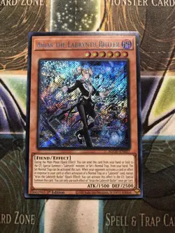 *** ARIAS THE LABRYNTH BUTLER *** 1ST EDITION SECRET RARE AGOV-EN017 YUGIOH! - Image 1