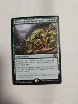 MTG | March of the World Ooze | Aetherdrift | Foil | NM - Image 1