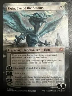 Ugin, Eye of the Storms (Borderless) Tarkir: Dragonstorm Regular Mythic NM - Image 2