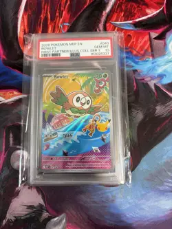 2026 POKEMON FIRST PARTNER ILLUSTRATION COLLECTION SERIES 1 ROWLET PSA 10 - Image 1