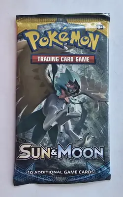 Pokemon TCG Sun & Moon Base Set Booster Pack Factory Sealed V3 - Image 2