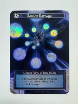 Arcane Barrage - FOIL - Sorcery - Arthurian Legends - NM - Image 1