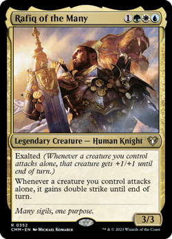 Rafiq of the Many [Commander Masters] Magic MTG - Image 1