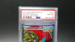 PSA 10 Roaring Moon SAR 218/187 SV8a Terastal Fest ex - Pokemon Card Japanese - Image 3