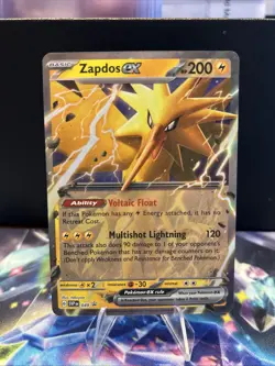 Zapdos ex 049 - Pokemon Scarlet & Violet Black Star Promo Card Holo Foil NM - Image 1