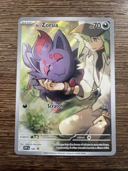 N’s Zorua SVP 189 Journey Together ETB Promo Pokemon - Image 1