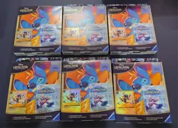 Disney Lorcana: Winterspell Collection Starter Set - Stitch Edition Lot of 6 - Image 1