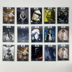 Disney Star Wars Worlds of Wonder Collector Card Lot x 23 NM Cards In Slips 2024 - Image 1
