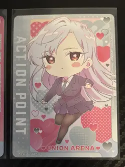 UNION ARENA CCG 100 Girlfriends 2 ACTION POINT Cards UE21BT/RLY-1-AP07 / AP10 - Image 3