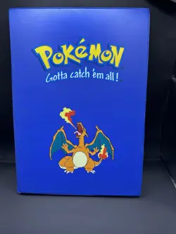 Pokemon Vintage Binders 3 Ring 9 Pocket 4 Pocket Charizard Pikachu Rare - Image 5