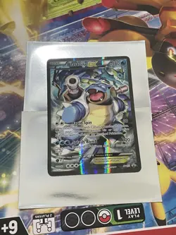 Pokemon TCG Blastoise EX XY122 Full Art Holo Black Star Promo - Image 1
