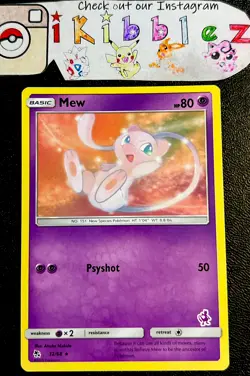 Mew 32/68 NM Awesome Mewtwo Stamp Battle Academy Pokemon Promo. Fast Shipping! - Image 1