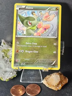 Axew 109/162 XY BREAKthrough Common Pokemon Card - Dragon Claw - Image 1