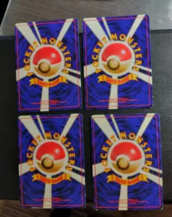 Pokemon card old back Japanese vintage set 4 Leader's Stadium Holo - Image 2