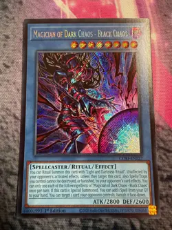Magician of Dark Chaos - Black Chaos Secret CORI-EN027 Chaos Origins Yu-Gi-Oh NM - Image 1