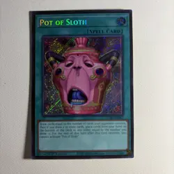 Pot of Sloth 1st Edition Secret Rare CORI-EN061 Yu-Gi-Oh! - Image 1