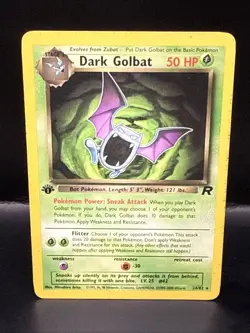 Pokemon TCG Dark Golbat 24/82 1st Edition Team Rocket Non-Holo - Image 1