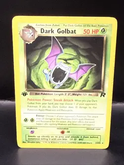 Pokemon TCG Dark Golbat 24/82 1st Edition Team Rocket Non-Holo - Image 2