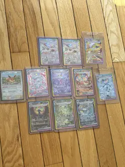 Pokemon TCG Prismatic Evolutions God Pack . All SARS . 2 Eevee SARS - Image 1