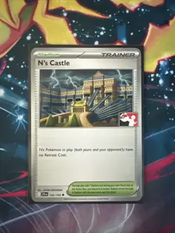 N's Castle Pokemon Prize Pack Series 7 Promo Pokemon Card NM Stamp - Image 1